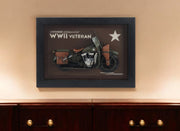 20" Green and Black Metal Hand Painted Figurine Tabletop Sculpture-Sculptures-DECOROLALA