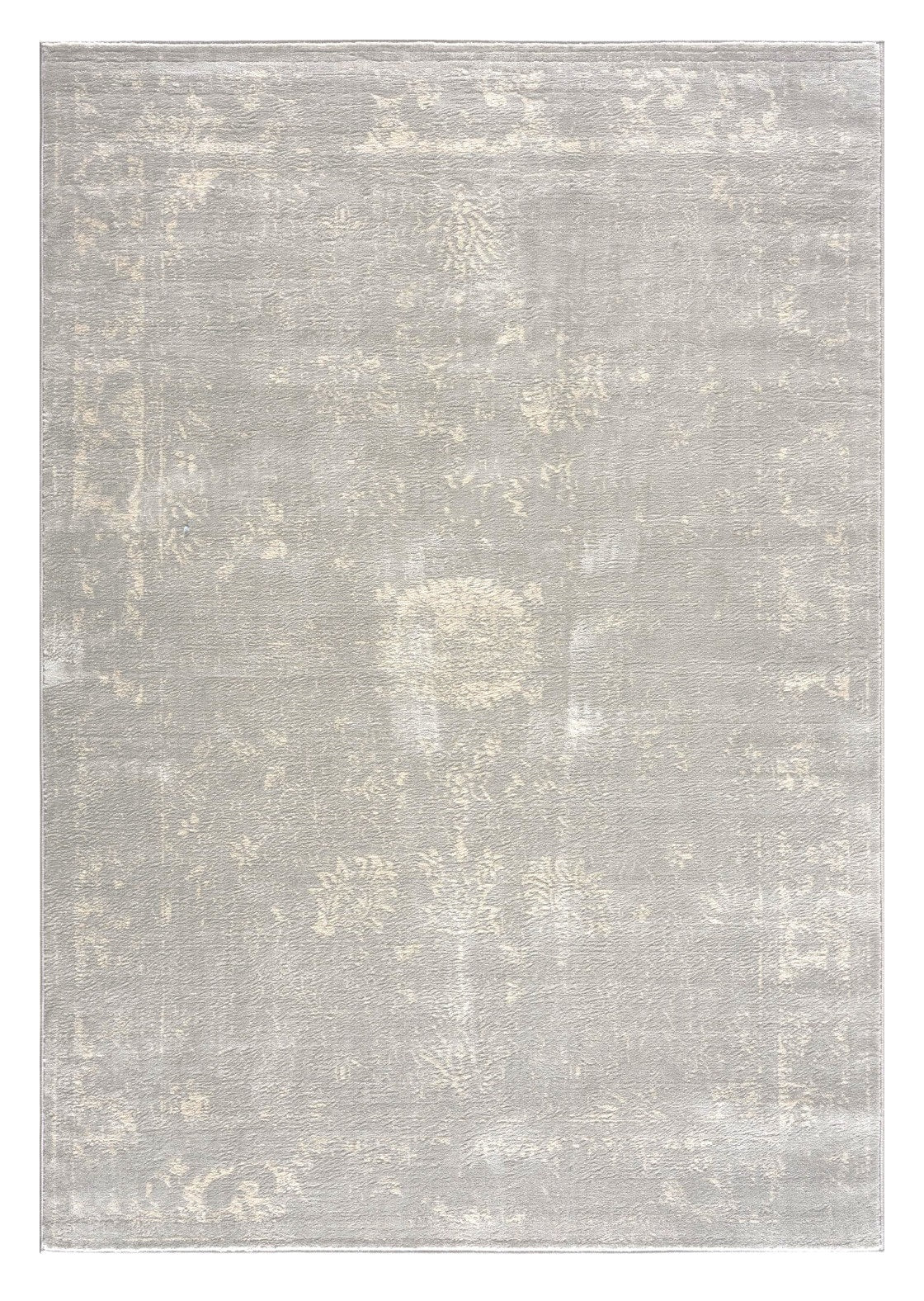 20' Grey Abstract Runner Rug-Area Rugs-DECOROLALA