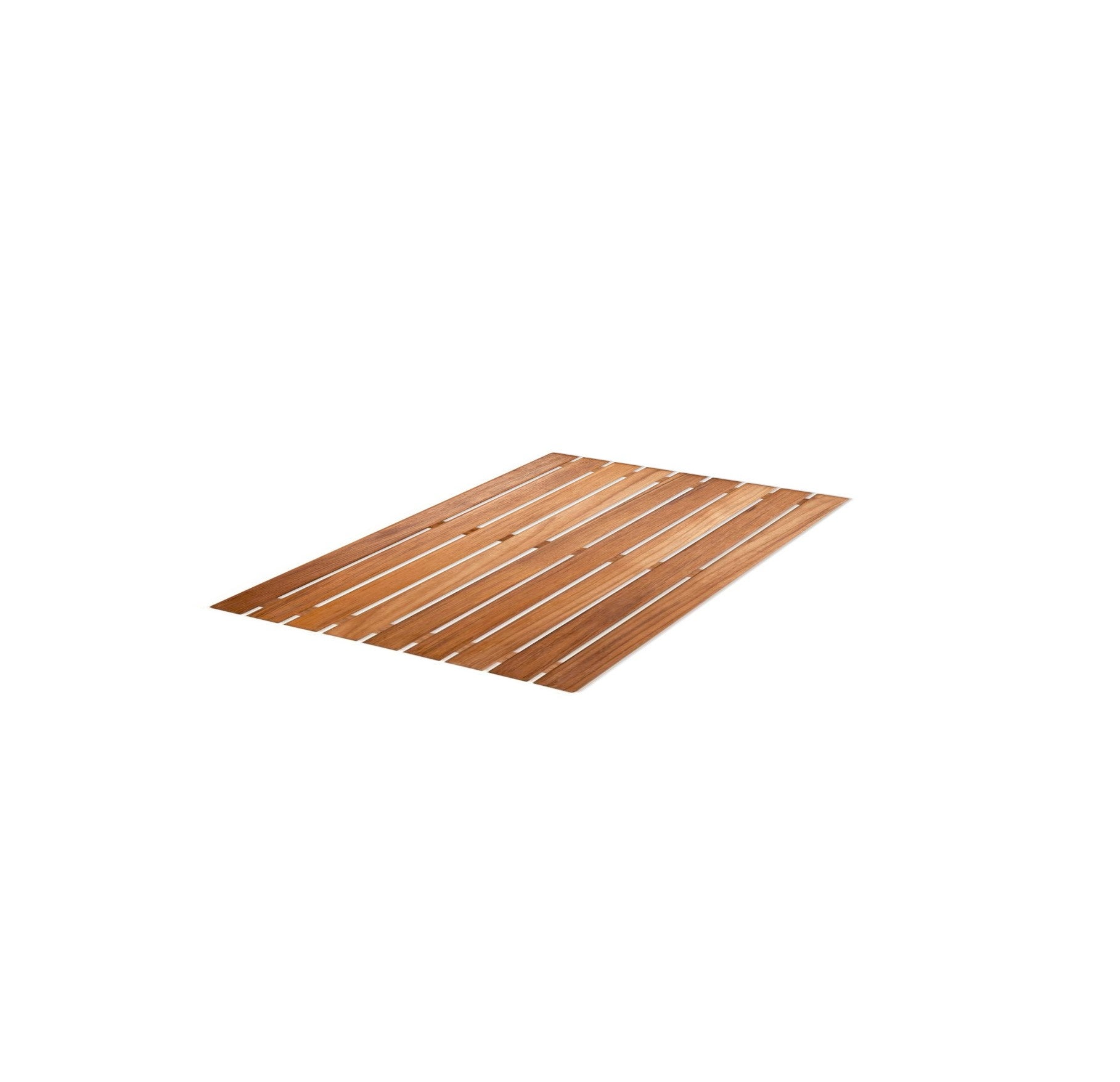 20" Premium Teak Shower Bath Mat-Bath Rugs-DECOROLALA