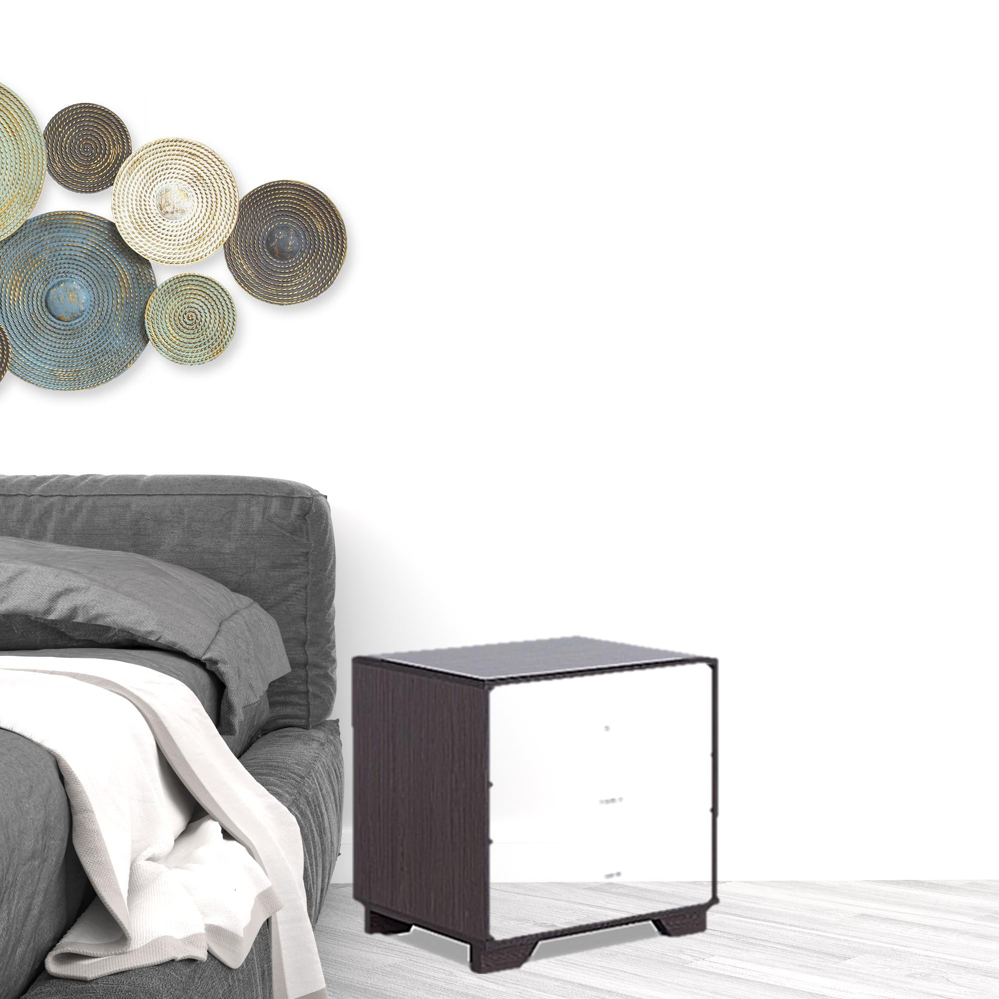 20" Rectangular With Top-Nightstands & Bedside Tables-DECOROLALA