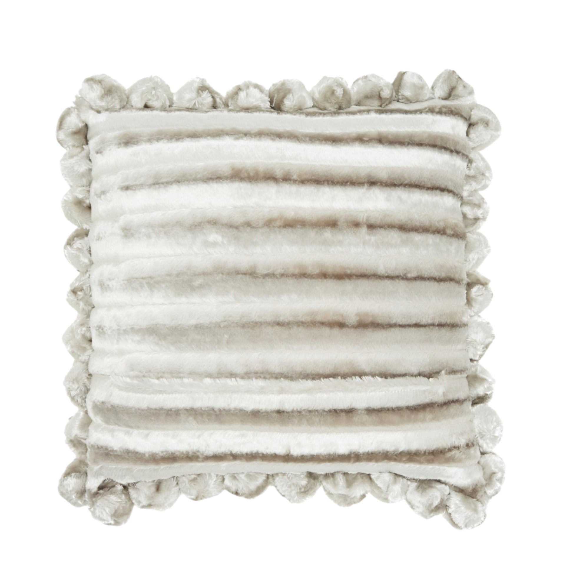 20" Silver Throw Pillow-Accent Throw Pillows-DECOROLALA