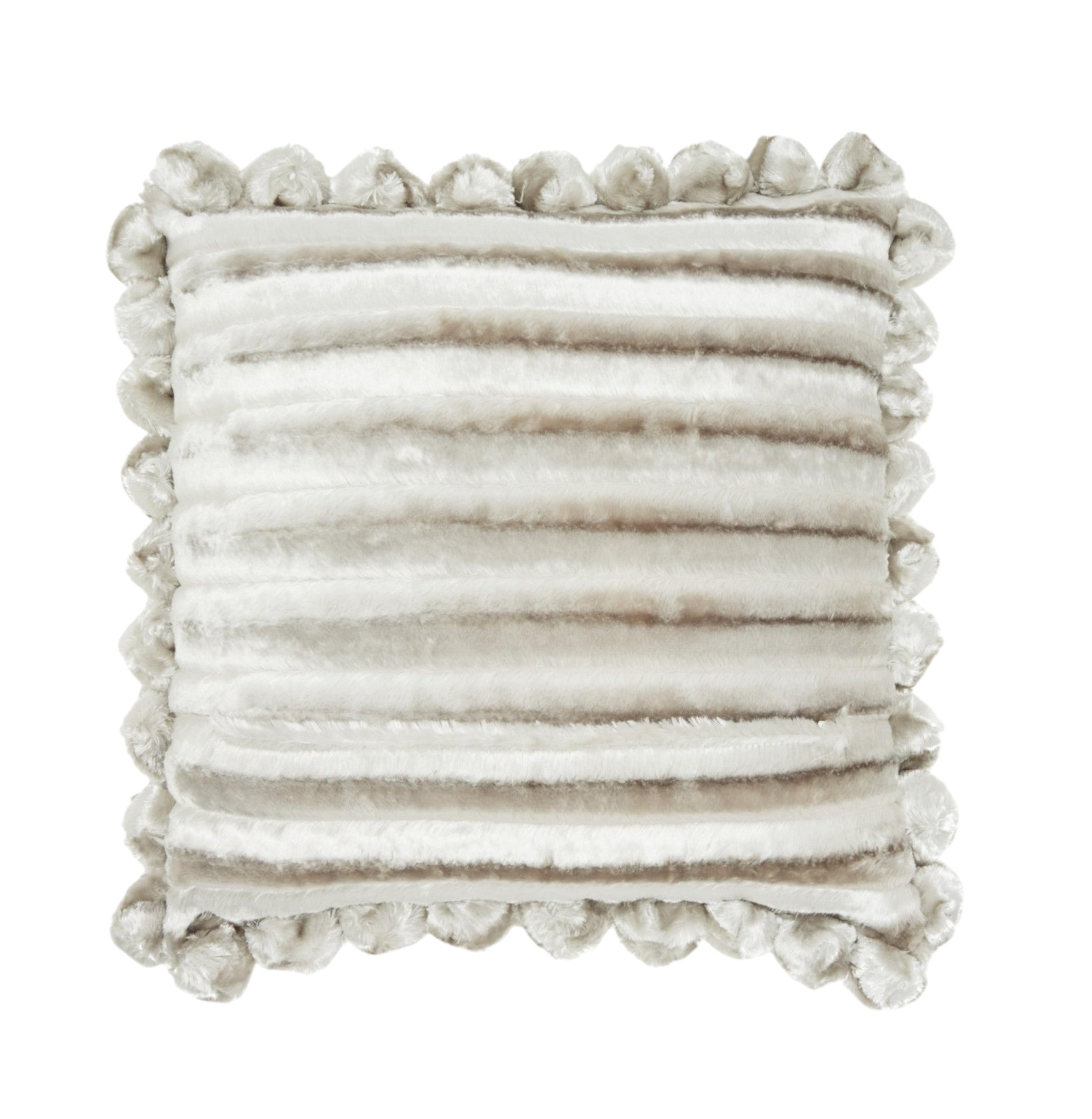 20" Silver Throw Pillow-Accent Throw Pillows-DECOROLALA