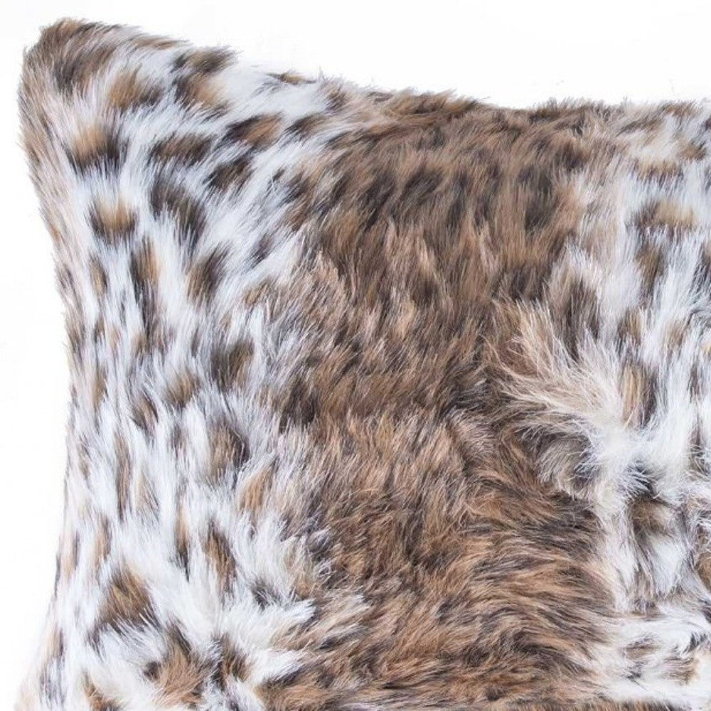 20" X 12" X 5" Acrylic Plush Polyester Polyfill Lynx 2 Pack Pillow-Accent Throw Pillows-DECOROLALA