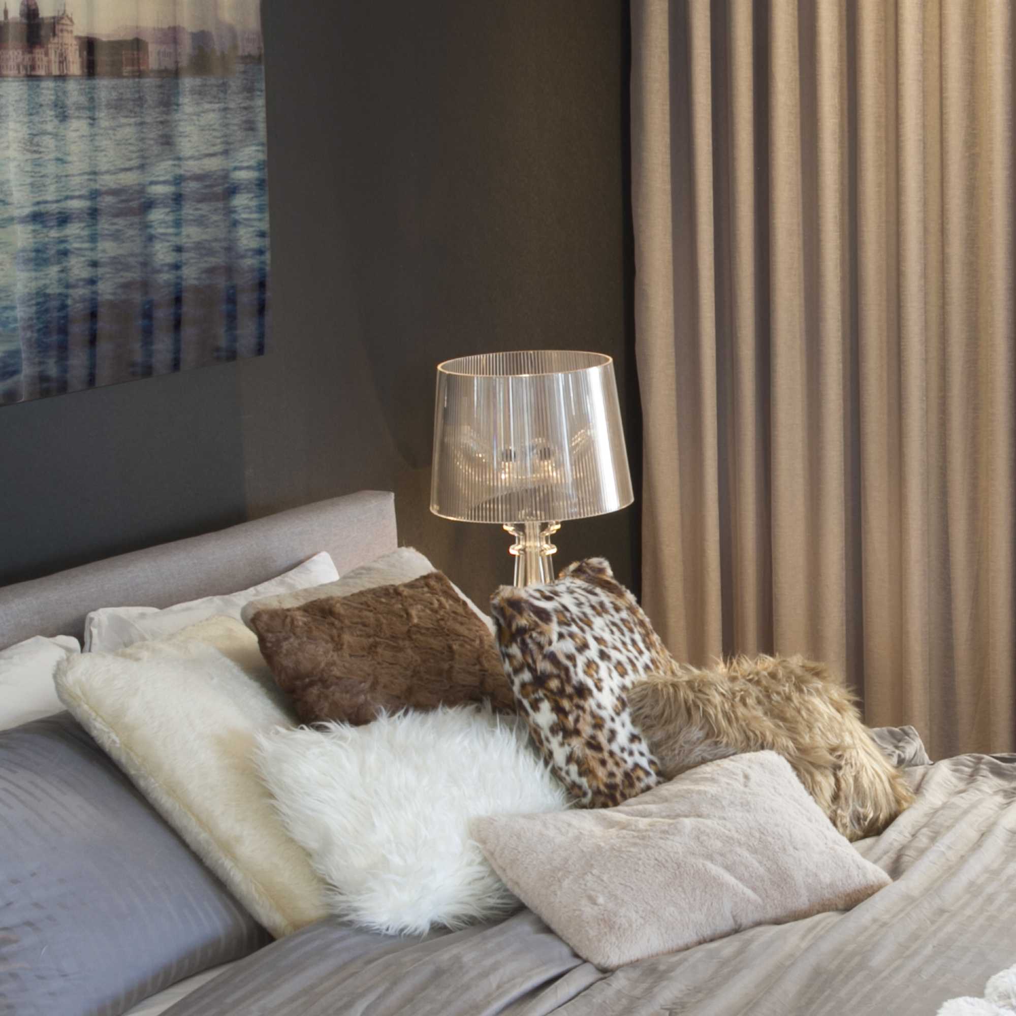 20" X 20" X 5" Acrylic Plush Polyester Polyfill Brown 2 Pack Pillow-Accent Throw Pillows-DECOROLALA