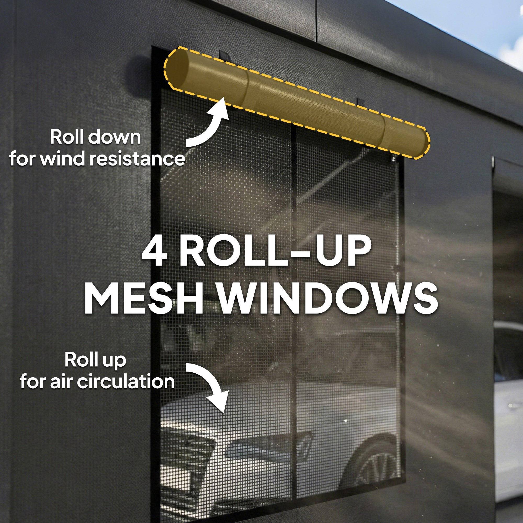 20' x 20' Heavy Duty Carport Canopy Garage - Dark Grey-Patio & Garden > Wedding & Events Tents > Car Shelters-DECOROLALA