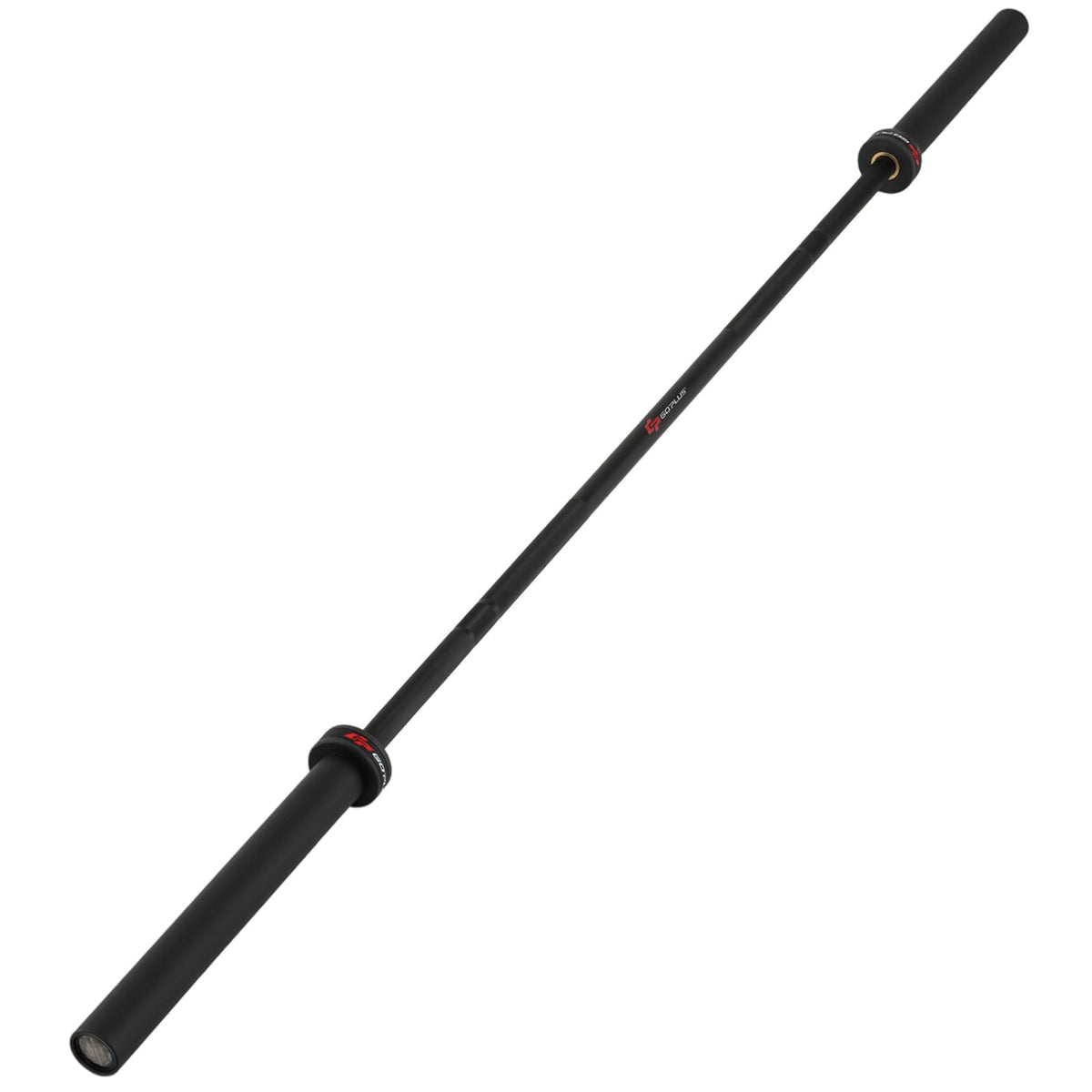 2000 lbs Weight Lifting 7FT Olympic Bar for Olympic Plates for Squats and Home Gym-Black-Weight Lifting Benches, Racks & Bars-DECOROLALA