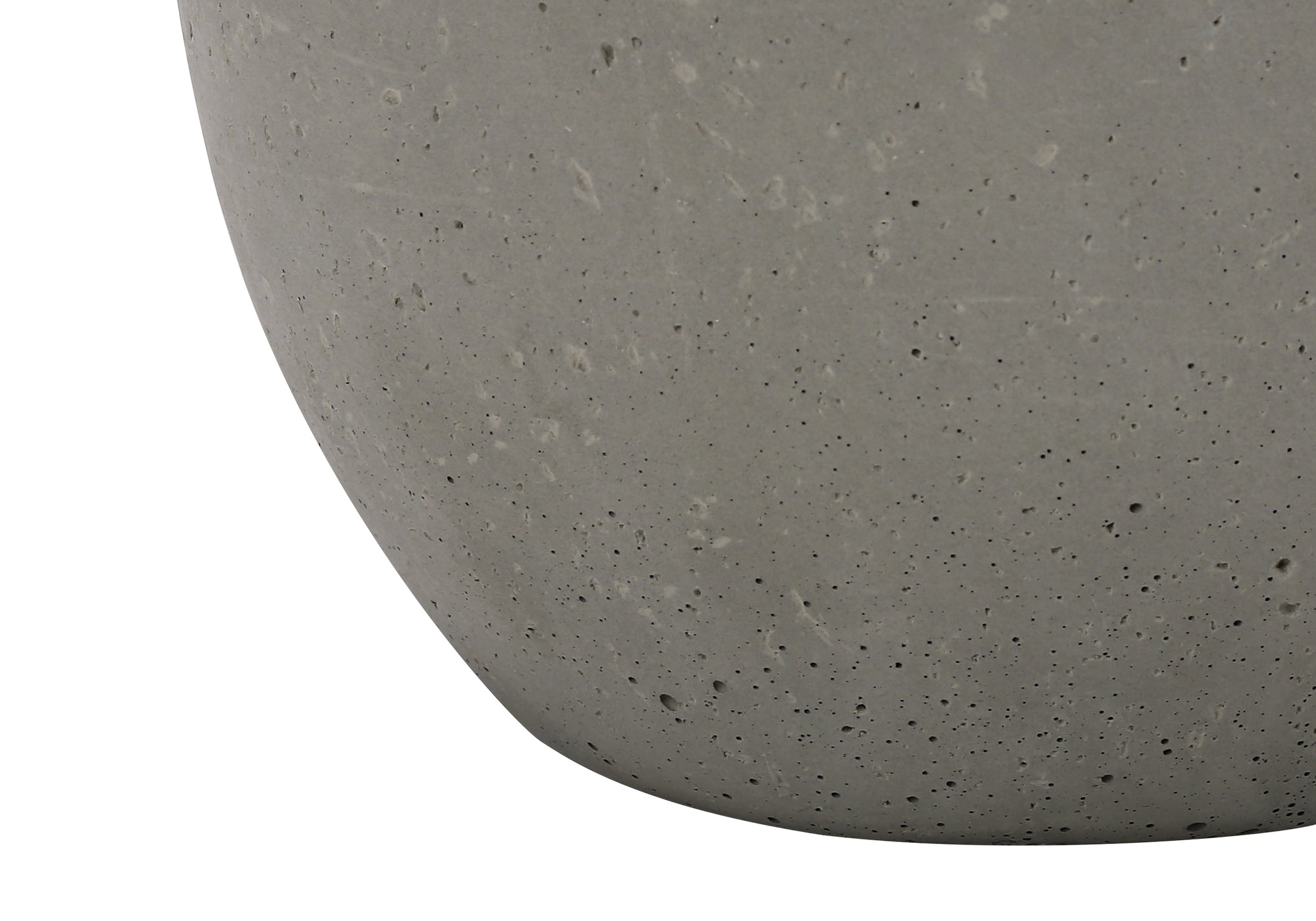 20"H Grey Concrete Table Lamp with Ivory Shade-Lighting-DECOROLALA