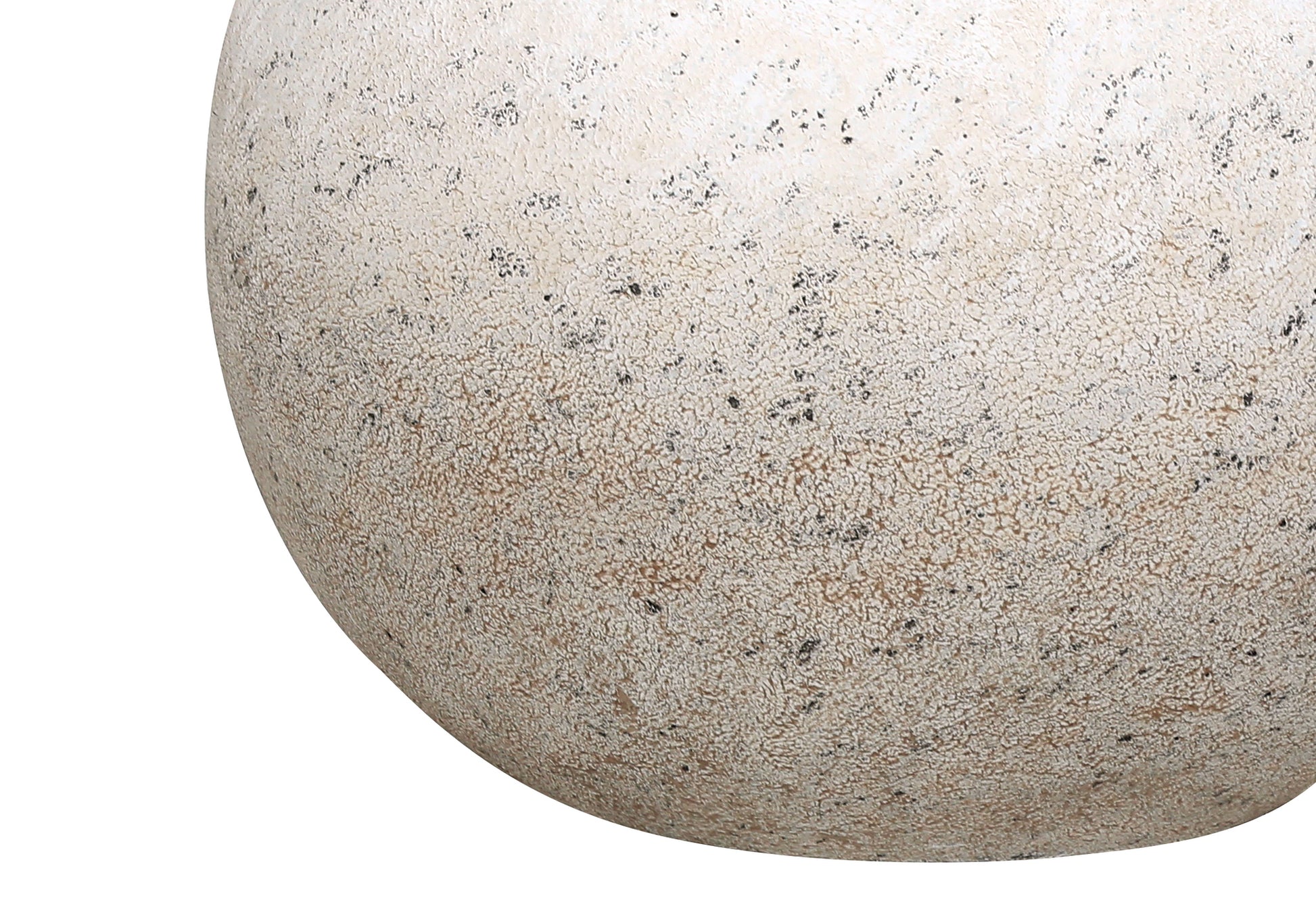 20"H Sphere Table Lamp Grey Concrete Base Ivory Shade-Lighting-DECOROLALA