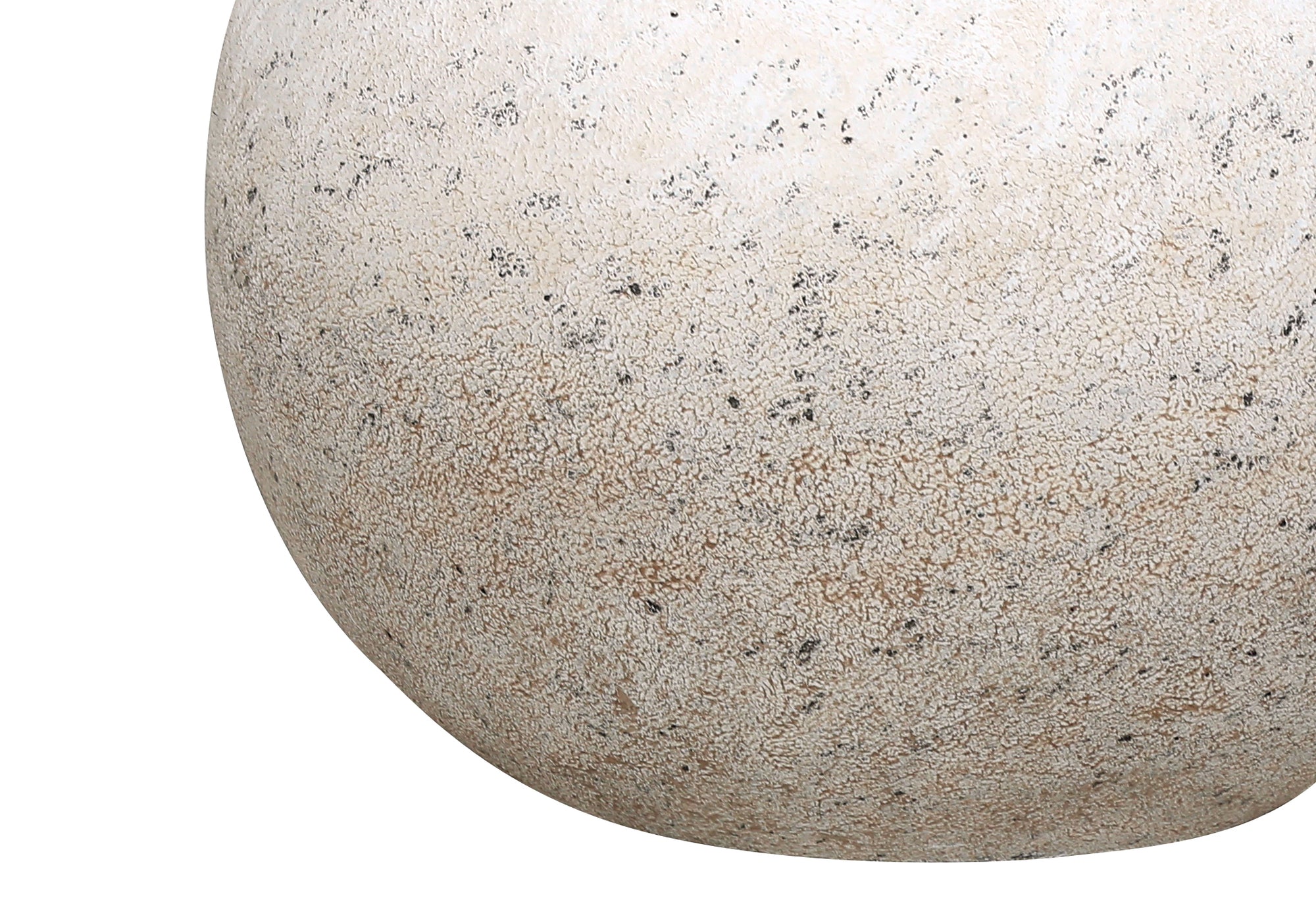 20"H Sphere Table Lamp Grey Concrete Base Ivory Shade-Lighting-DECOROLALA