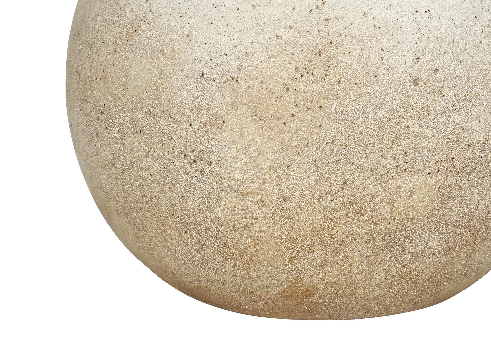 20"H Sphere Table Lamp Grey Concrete Base Ivory Shade-Lighting-DECOROLALA