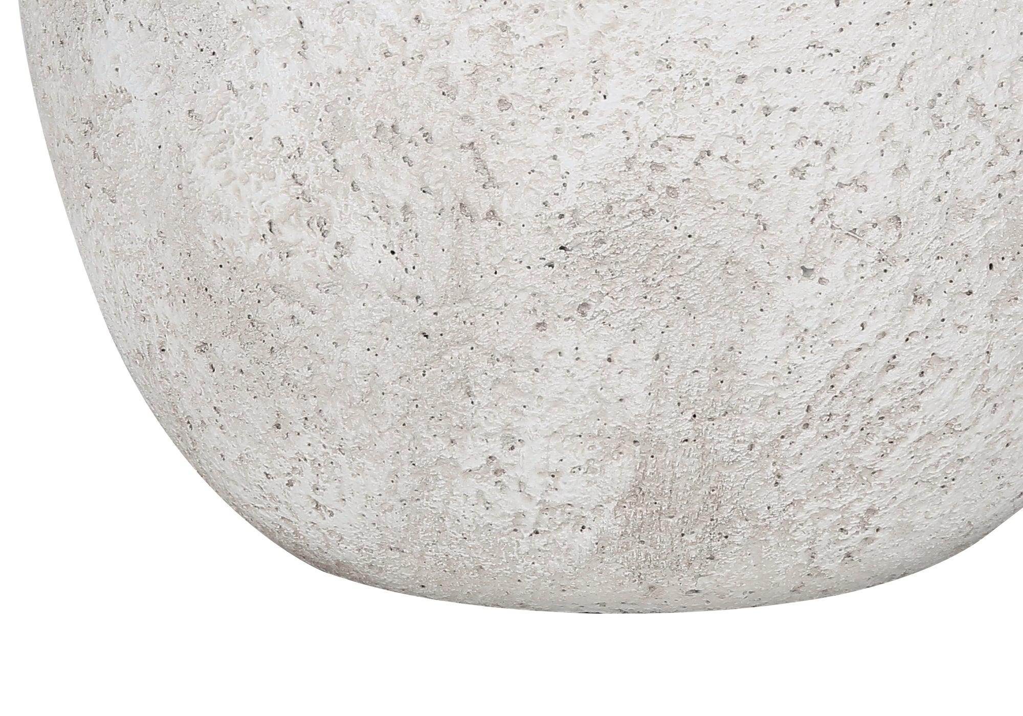 20"H Table Lamp Cream Concrete Base Ivory Shade-Lighting-DECOROLALA