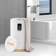20L Hot Towel Warmer Bucket with LCD Display and Timer - White-Dryers-DECOROLALA
