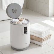 20L Large Blanket and Towel Warmer Bucket - White & Gray-Dryers-DECOROLALA