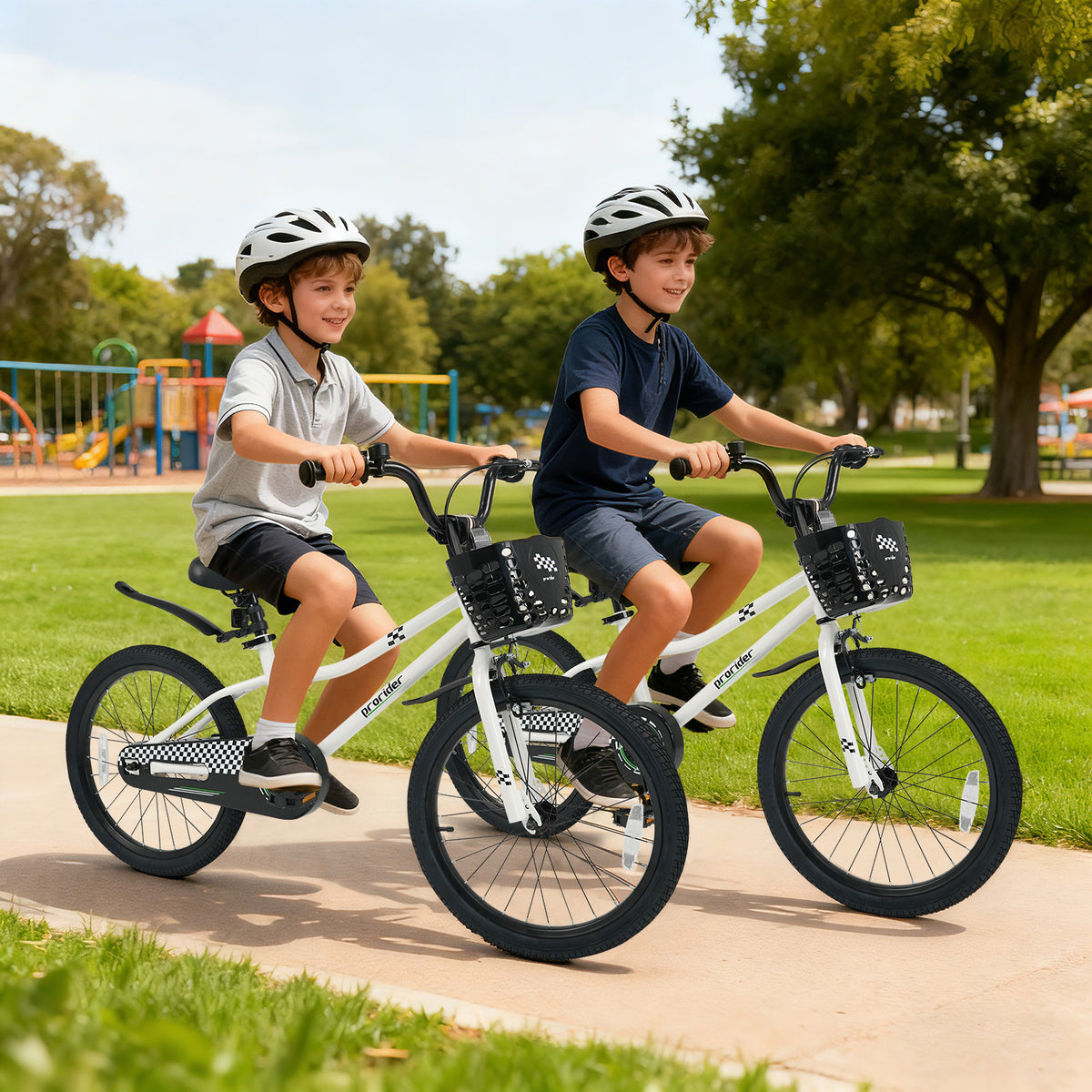 Vélo réglable pour enfants avec béquille et panier de rangement, à partir de 8 ans