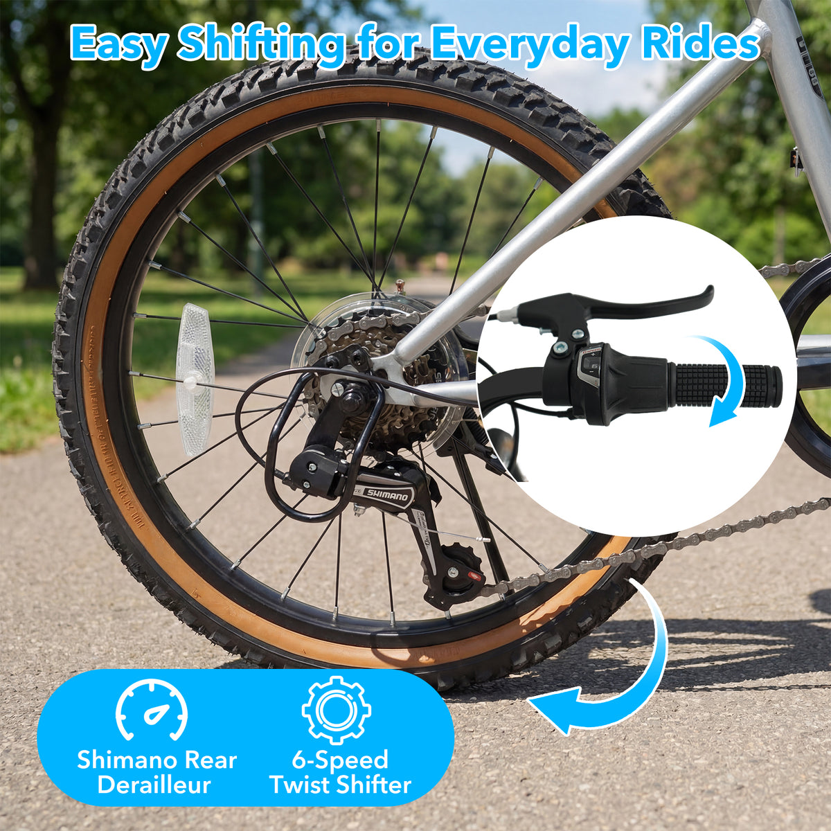LED-lit Cycling Bike with 2 Speakers and Ambient Lights for Men and Women