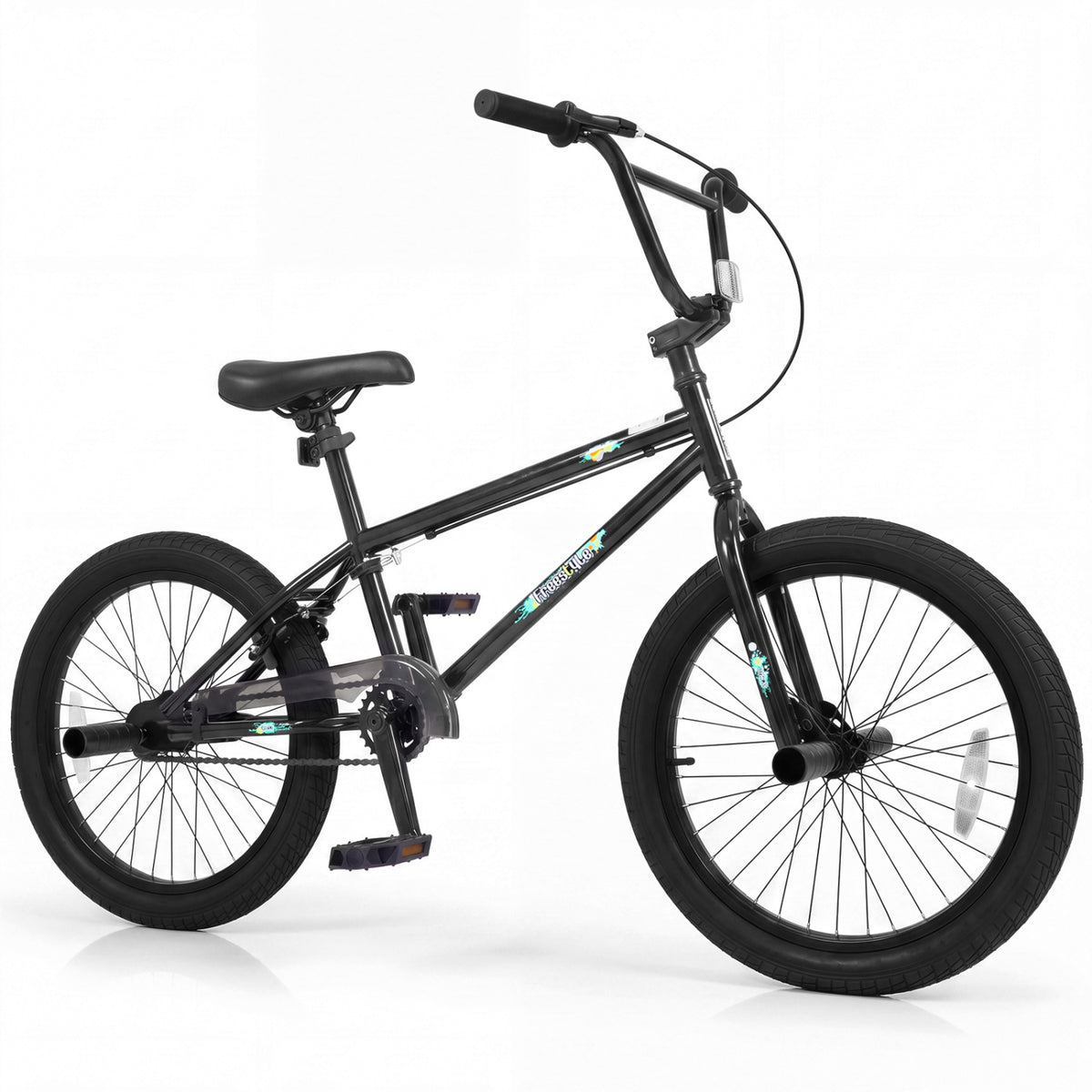 20" Trick Bicycle with 270 Degree Steering and Adjustable Seat for Kids and Teens
