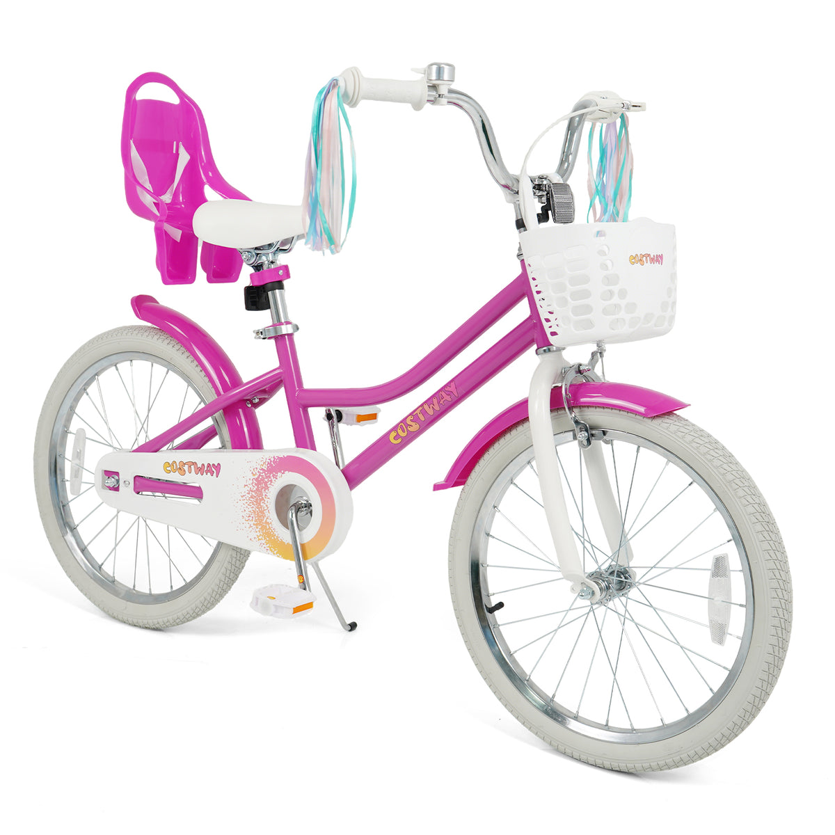 Kids Bike with Training Wheels and 2 Brake System for 3-4 Years Old