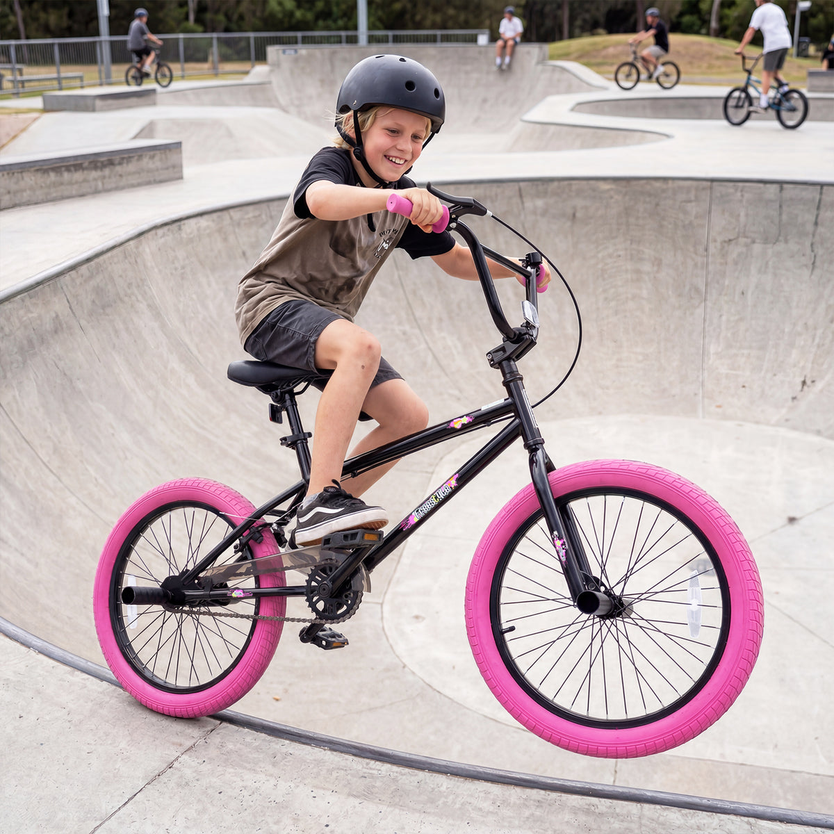 20" Trick Bicycle with 270 Degree Steering and Adjustable Seat for Kids and Teens