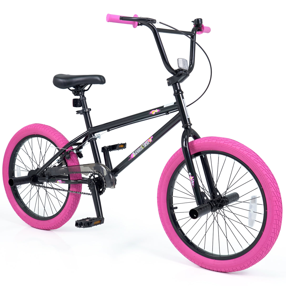 20" Trick Bicycle with 270 Degree Steering and Adjustable Seat for Kids and Teens