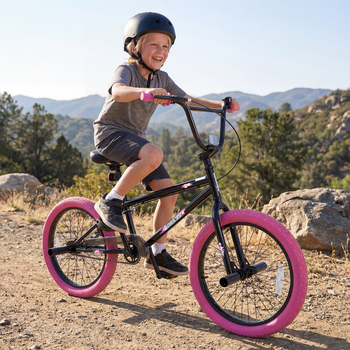 20" Trick Bicycle with 270 Degree Steering and Adjustable Seat for Kids and Teens