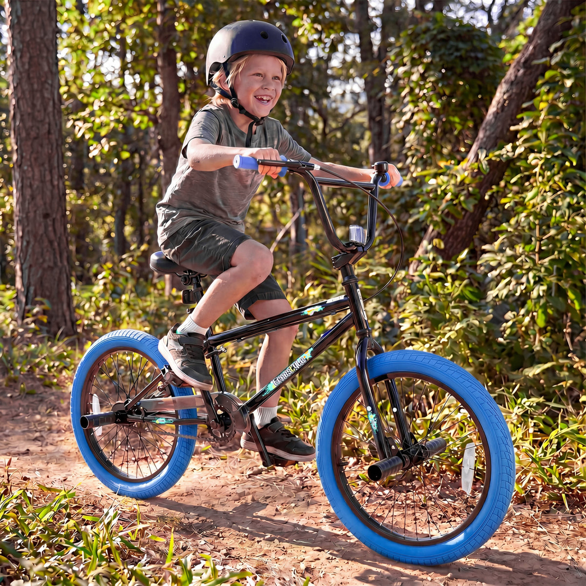 20" Trick Bicycle with 270 Degree Steering and Adjustable Seat for Kids and Teens