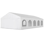 20'x33' Heavy Duty Party Tent & Carport - White Canopy Gazebo-Patio & Garden > Wedding & Events Tents > Canopy Tents-DECOROLALA