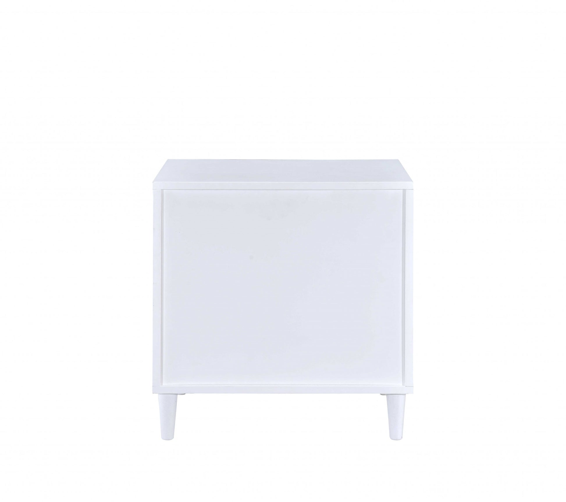 21" Brown Three Drawers Nightstand-Nightstands & Bedside Tables-DECOROLALA