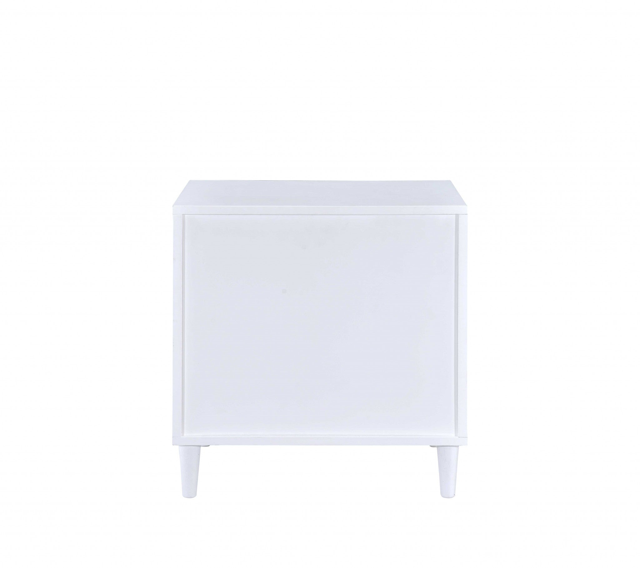 21" Brown Three Drawers Nightstand-Nightstands & Bedside Tables-DECOROLALA