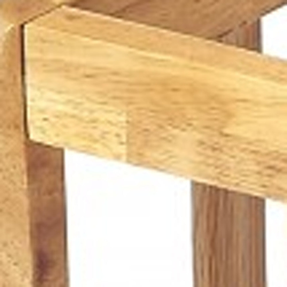 21" Natural Solid Wood Magazine Holder-Organizers-DECOROLALA