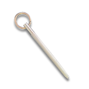 Sharpening Steel with Steel Ring, 6 inches-0
