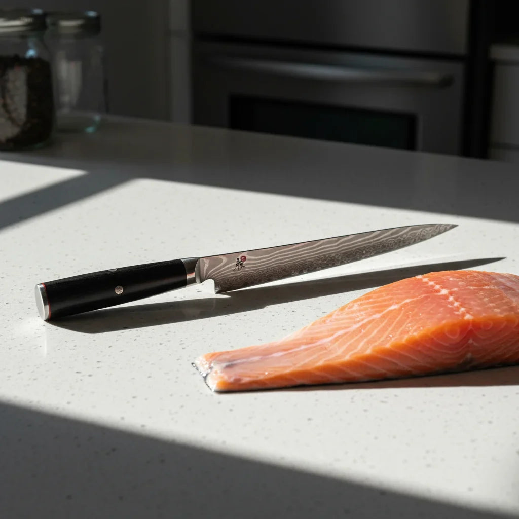 MIYABI Kaizen 5000 FC-D Sujihiki 24cm Slicing Knife | FC61 Steel-2