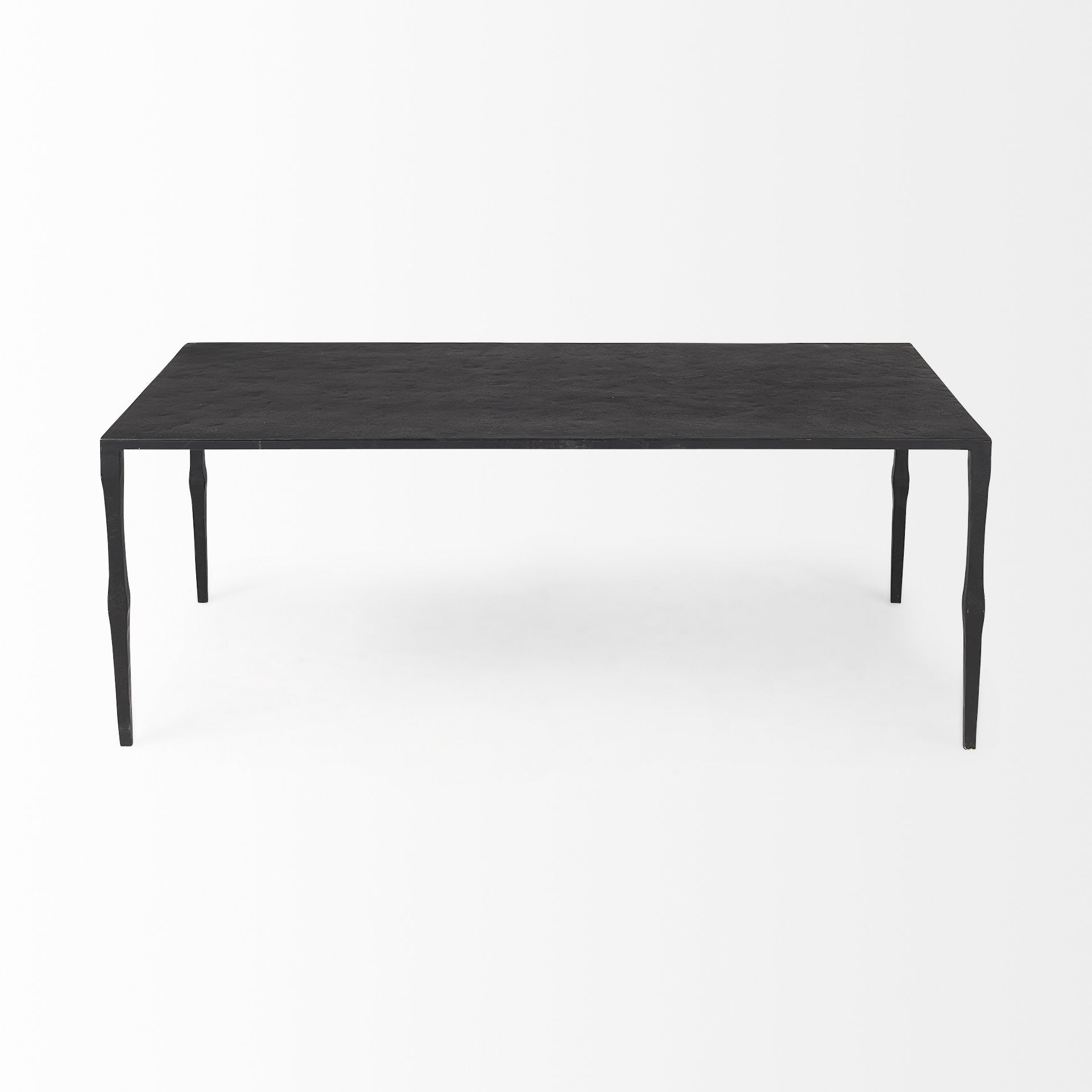 22" Black Iron Coffee Table-Coffee Tables-DECOROLALA