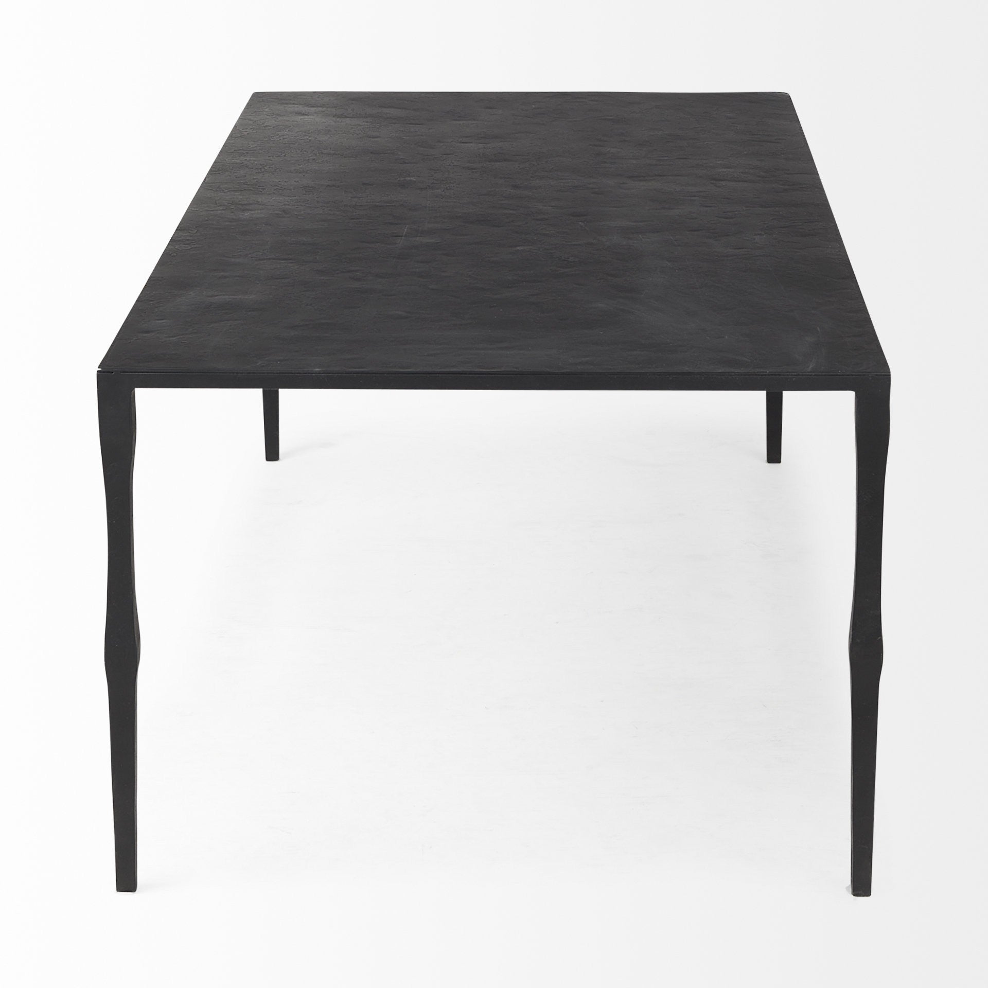 22" Black Iron Coffee Table-Coffee Tables-DECOROLALA