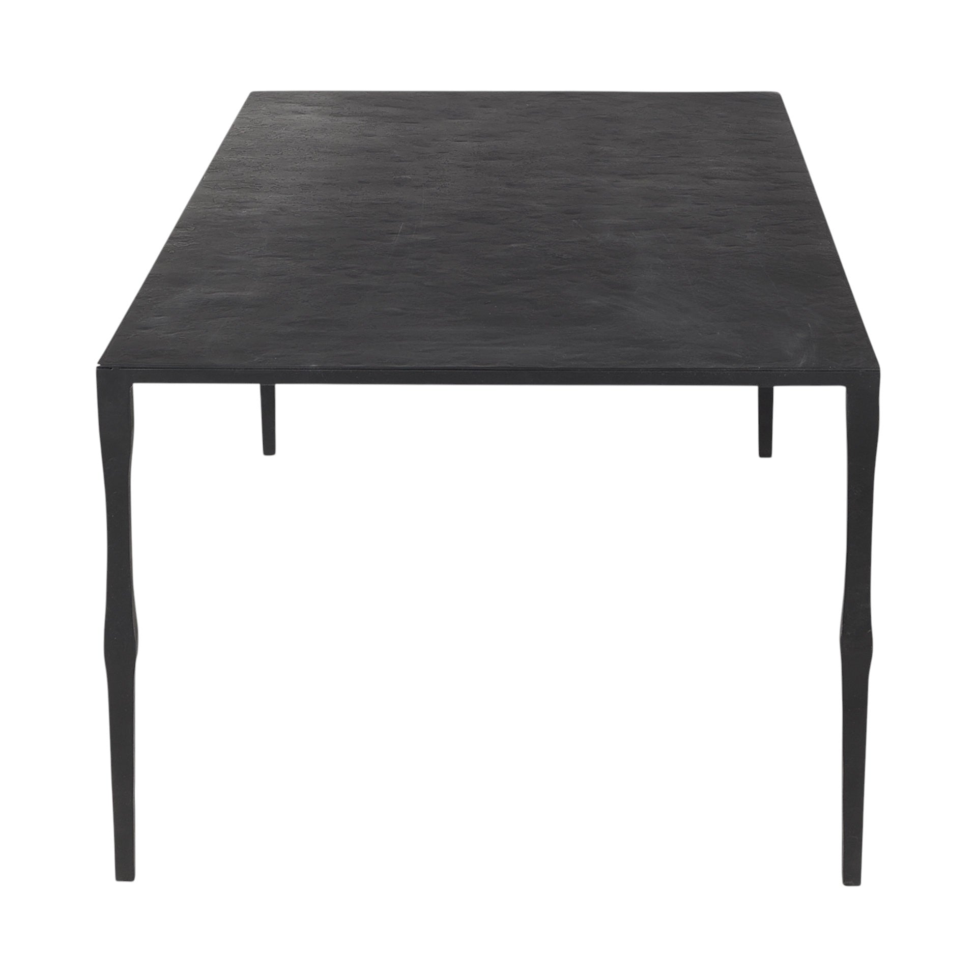 22" Black Iron Coffee Table-Coffee Tables-DECOROLALA