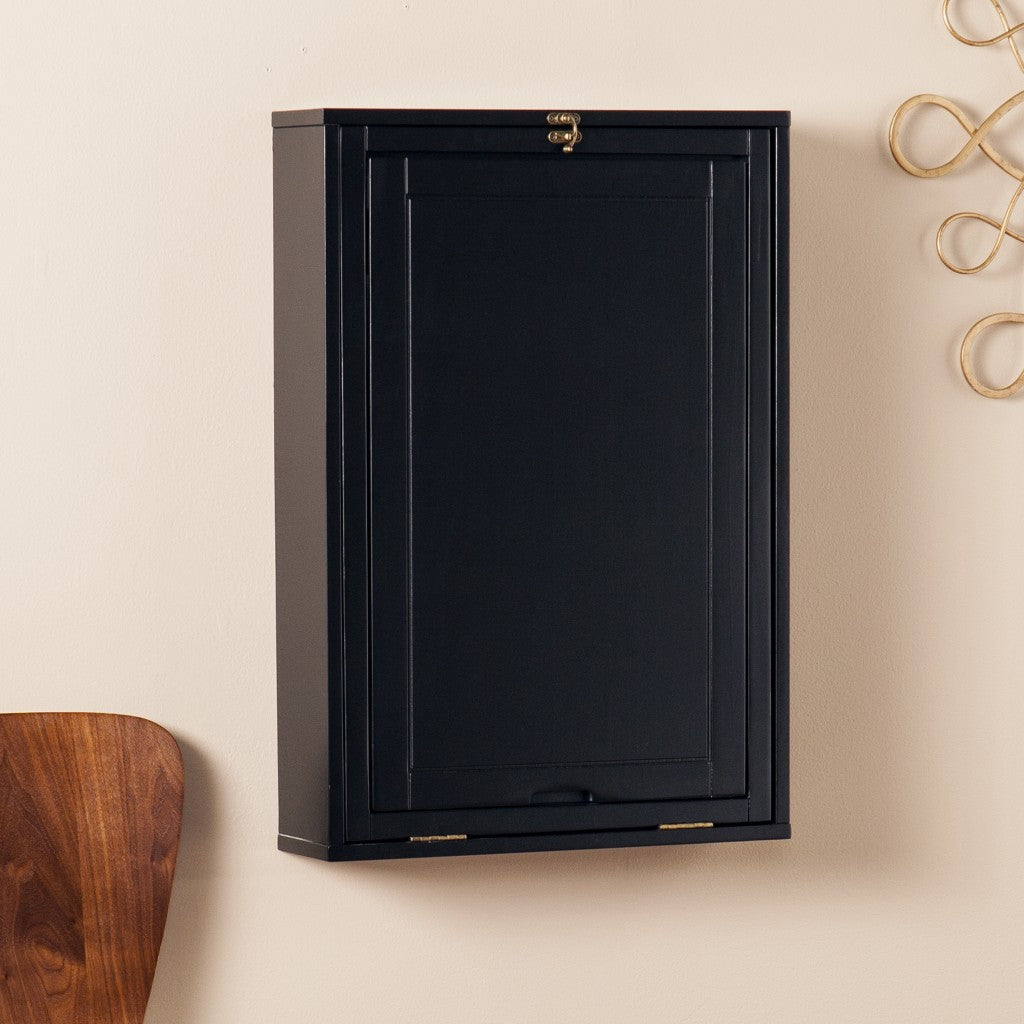 22" Black Secretary Desk-Desks-DECOROLALA