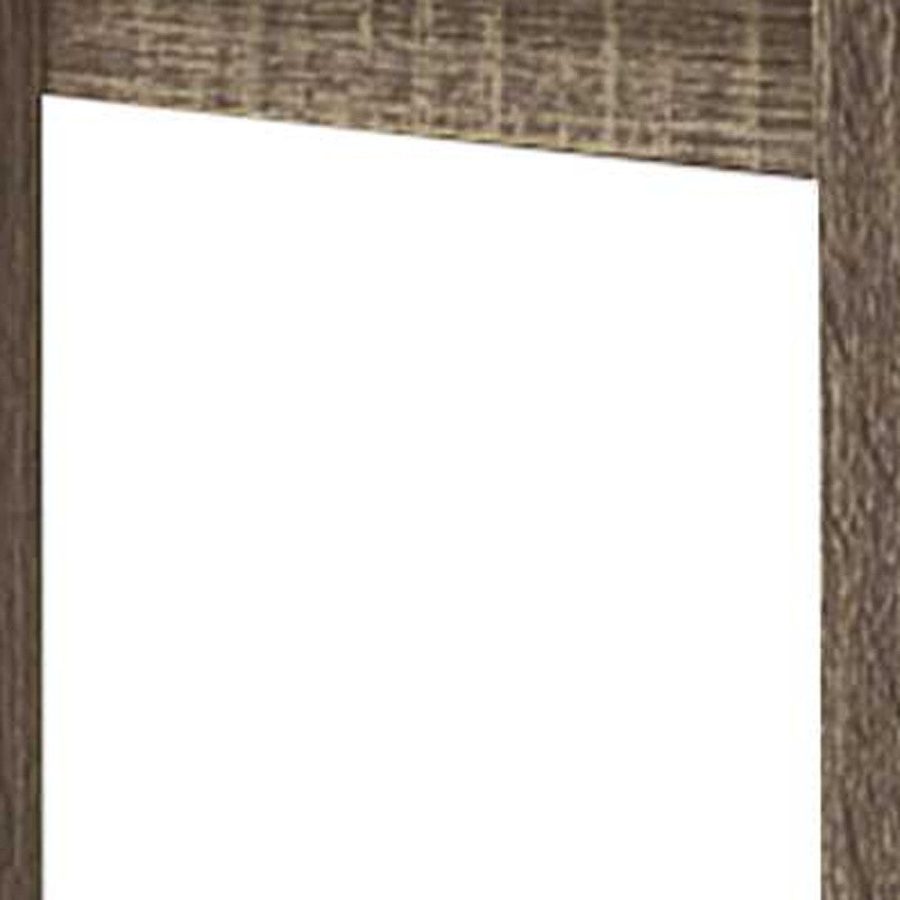 22" Deep Taupe End Table With Shelf-End-Side Tables-DECOROLALA