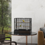 22" Flight Bird Cage for Budgies and Finches - Black Steel-Birds-DECOROLALA