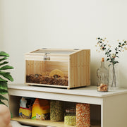 22" Hamster Cage - Natural Wood with Acrylic Windows and Hut-Small Animals-DECOROLALA