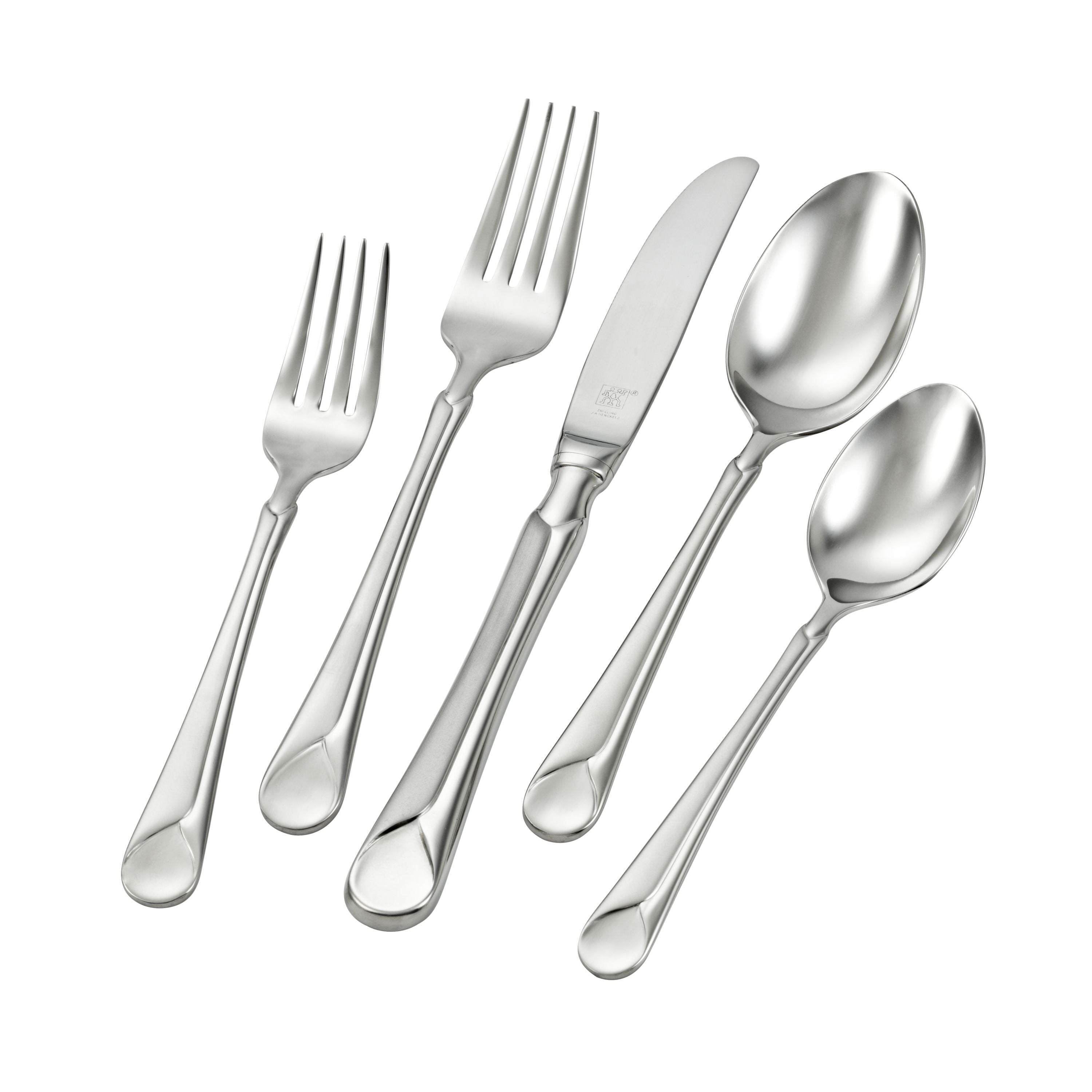 ZWILLING Provence 45 Piece Flatware Set Matted/Polished-n/a-DECOROLALA