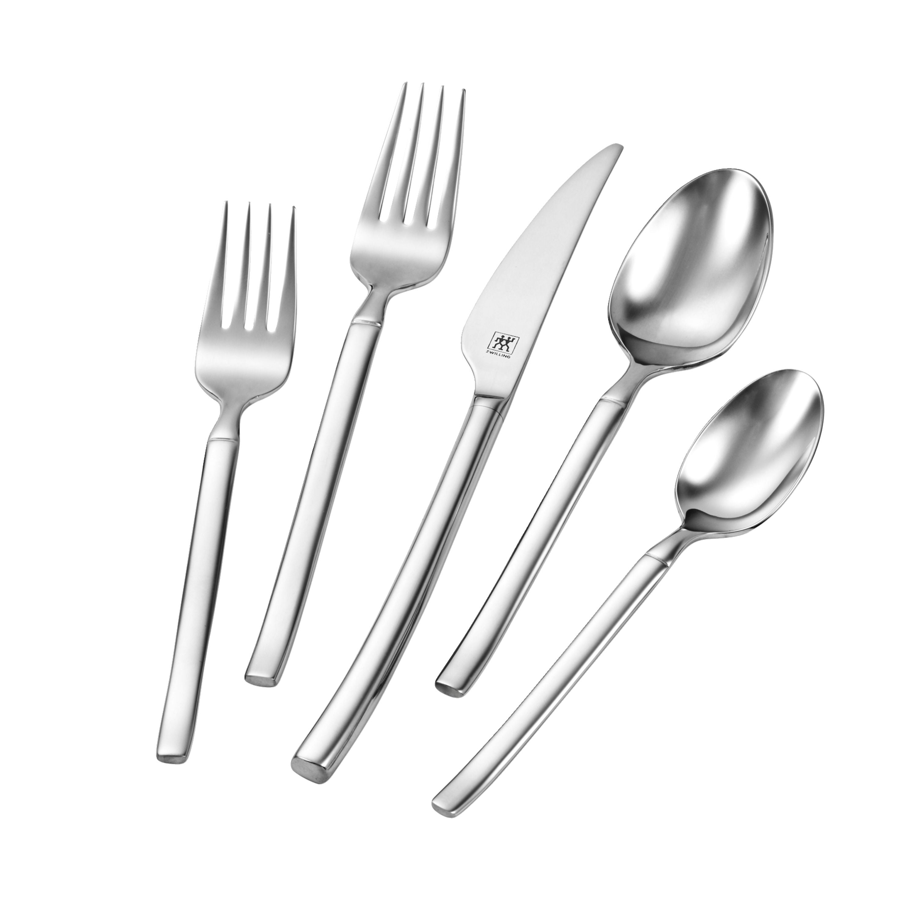 ZWILLING Opus 45 Piece Flatware Set Matted Satin Finished-0