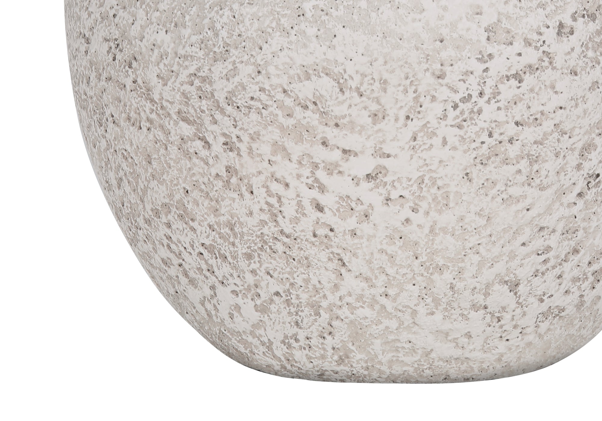 22"H Table Lamp with Cream Concrete Base and Ivory Shade-Lighting-DECOROLALA