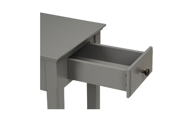 23" Brown Solid Wood End Table-End-Side Tables-DECOROLALA