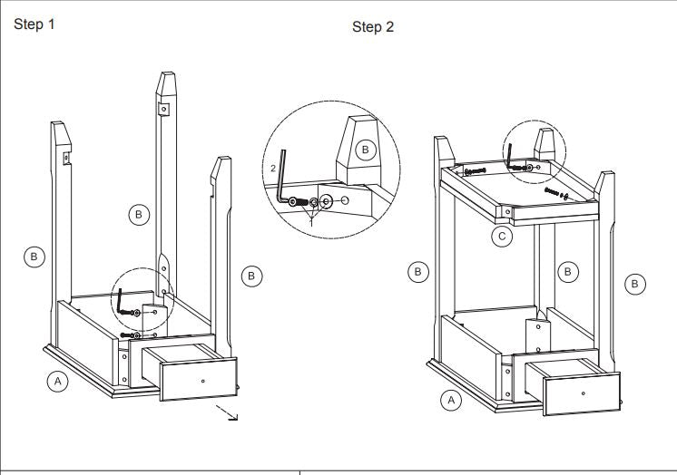 23" Brown Solid Wood End Table-End-Side Tables-DECOROLALA