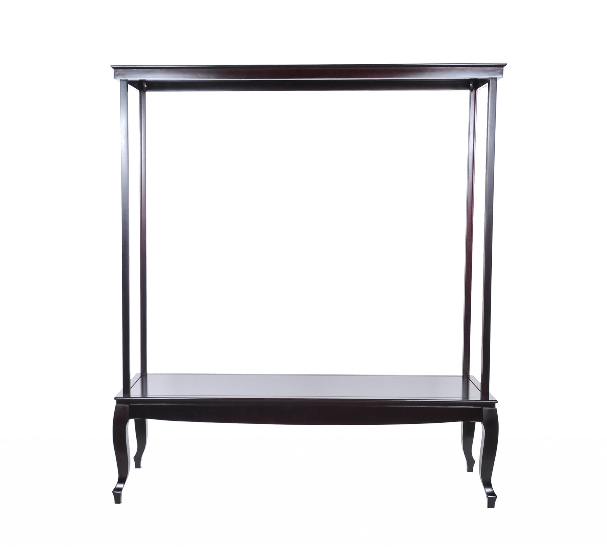 23" Dark Brown Glass Standard Display Stand-Cabinets-DECOROLALA
