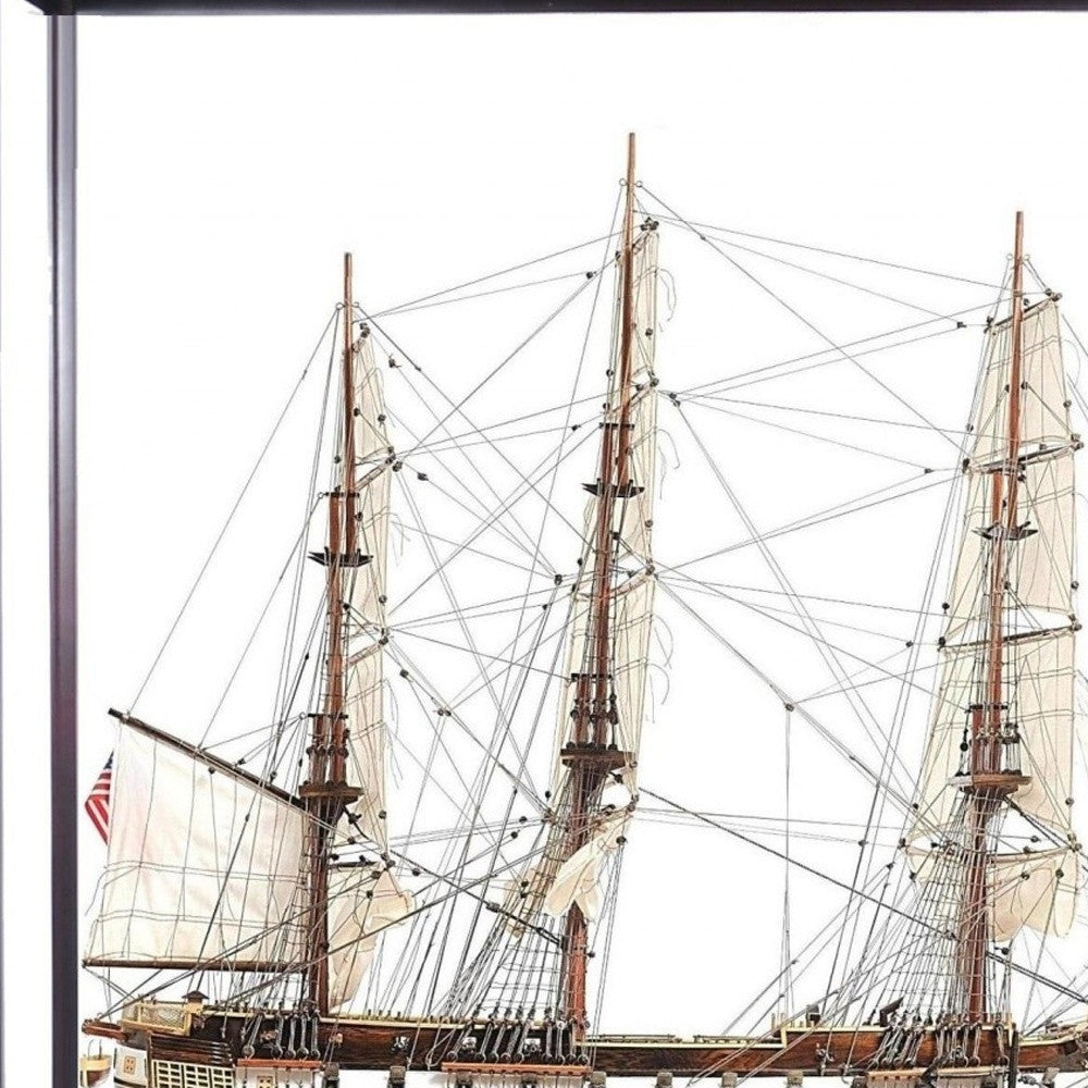 23" Dark Brown Glass Standard Display Stand-Cabinets-DECOROLALA