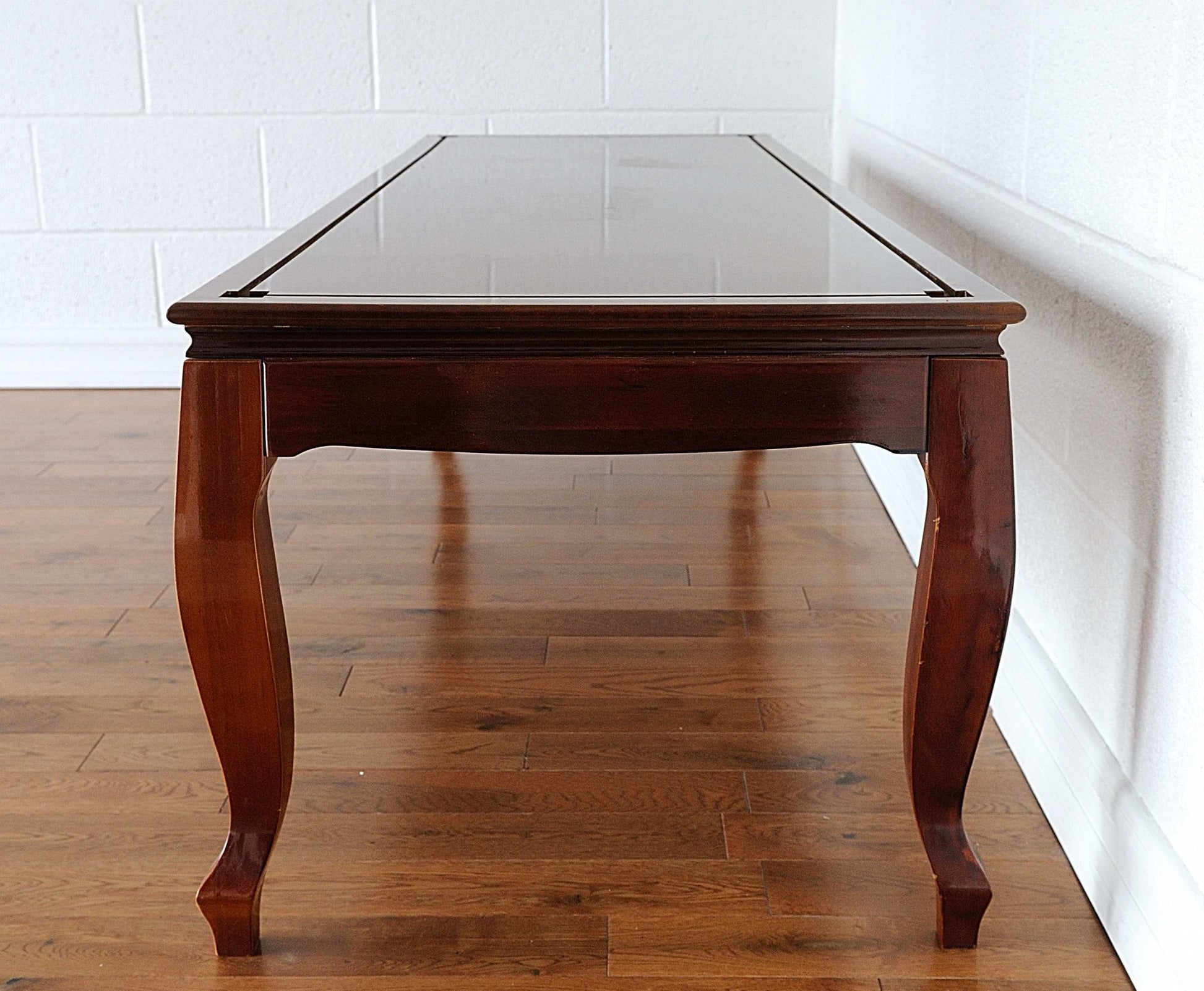 23" Dark Brown Glass Standard Display Stand-Cabinets-DECOROLALA