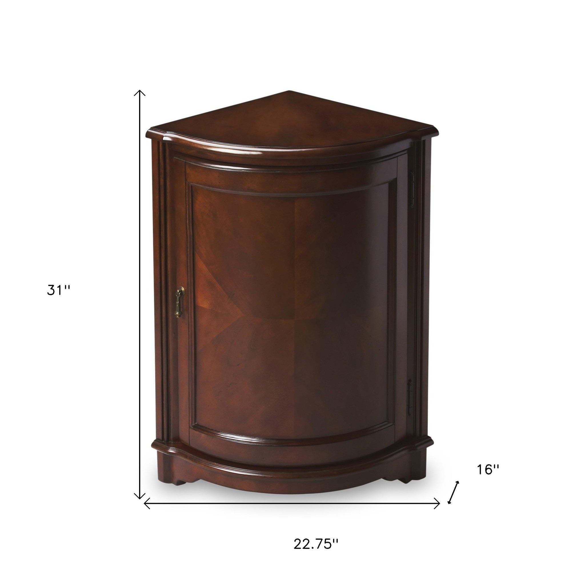 23" Dark Brown Standard Accent Cabinet-Cabinets-DECOROLALA