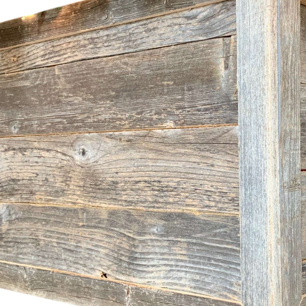 23" Natural Weathered Gray Plank Christmas Tree Collar-Sculptures-DECOROLALA