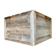 23" Natural Weathered Gray Plank Christmas Tree Collar-Sculptures-DECOROLALA