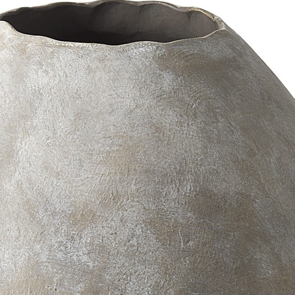 23" Tan Cylinder Ceramic Floor Vase-Vases-DECOROLALA